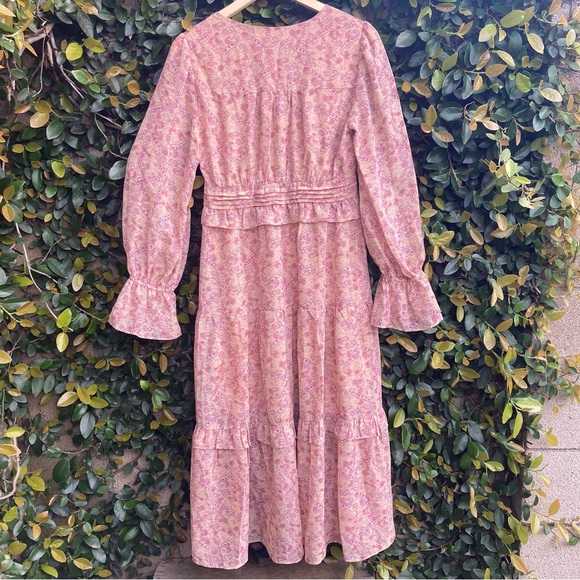 Ruffled Maxi Loveriche Dress - Picture 3 of 7